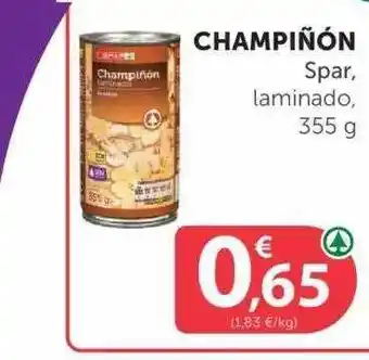 SPAR Spar Champiñón, laminado, 355g oferta