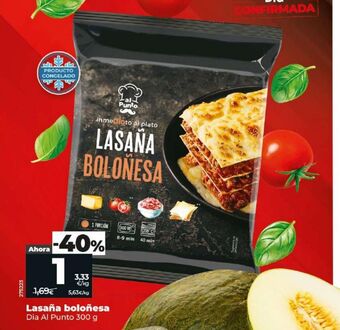 Dia Lasaña boloñesa oferta