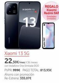 Vodafone Xiaomi redmi oferta
