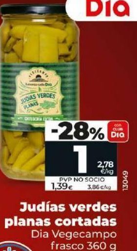 Dia Judías verdes oferta