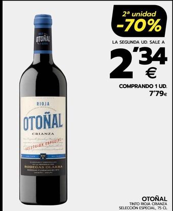 BM Supermercados Vino tinto otoñal oferta