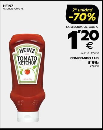 BM Supermercados Ketchup heinz oferta