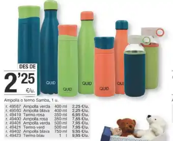 BonpreuEsclat Ampolla o termo Samba 1u oferta