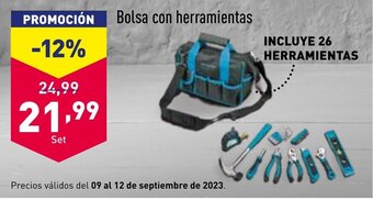 ALDI Bolsa con herramientas oferta