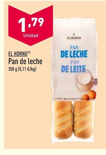 ALDI EL HORNO Pan de leche oferta