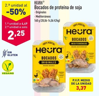 ALDI HEURA Bocados de proteína de soja oferta