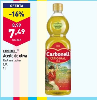 ALDI CARBONELL Aceite de oliva oferta