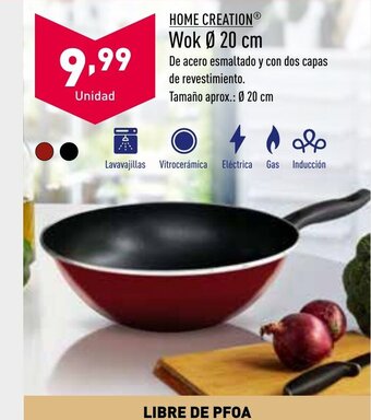 ALDI HOME CREATION Wok Ø 20 cm oferta