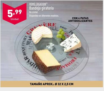 ALDI HOME CREATION Bandeja giratoria oferta