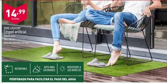 ALDI HOME CREATION Césped artificial oferta