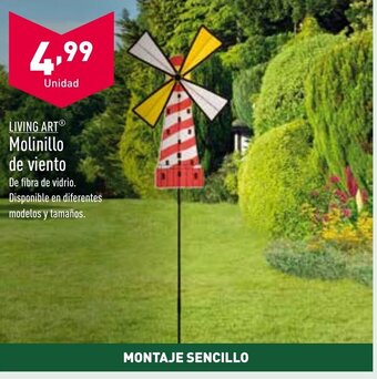 ALDI LIVING ART Molinillo de viento oferta