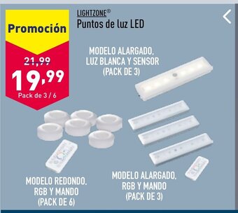 ALDI LIGHTZONE Puntos de luz LED oferta
