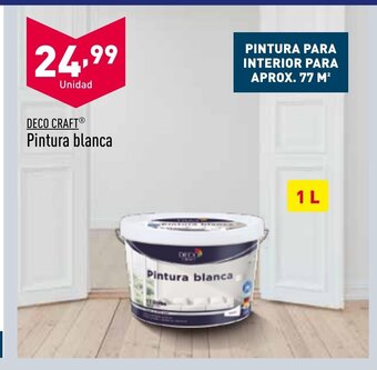 ALDI DECO CRAFT Pintura blanca oferta