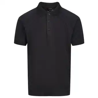 Decathlon Polo de manga corta modelo coolweave para hombre negro oferta