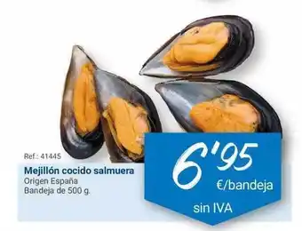 Makro Mejillón cocido salmuera, Bandeja de 500g. oferta