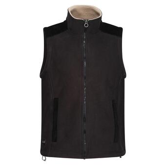 Decathlon Chaleco forro polar faversham de polar para hombre negro oferta