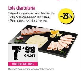 AhorraMas Lote charcutería oferta