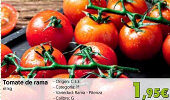 Hiper Usera Tomate de rama oferta