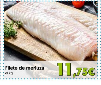 Hiper Usera Filete de merluza • el kg oferta