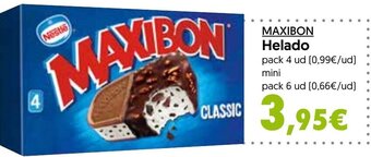 Hiper Usera MAXIBON Helado oferta