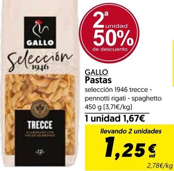 Hiper Usera GALLO Pastas oferta