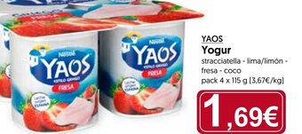 Hiper Usera YAOS Yogur oferta