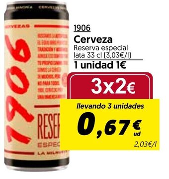 Hiper Usera 1906 Cerveza oferta