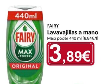 Hiper Usera FAIRY Lavavajillas a mano oferta