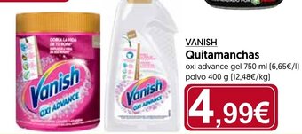 Hiper Usera VANISH Quitamanchas oferta