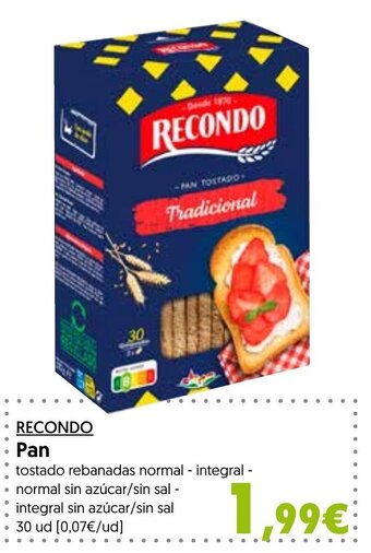 Hiper Usera RECONDO Pan oferta