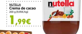 Hiper Usera NUTELLA Crema de cacao oferta