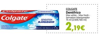 Hiper Usera COLGATE Dentífrico oferta