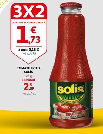 Alcampo TOMATE FRITO SOLIS oferta