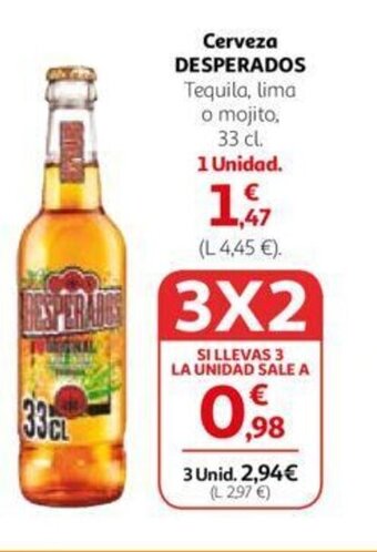 Alcampo Cerveza DESPERADOS oferta