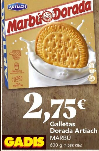 Gadis Galletas Dorada Artiach MARBU oferta