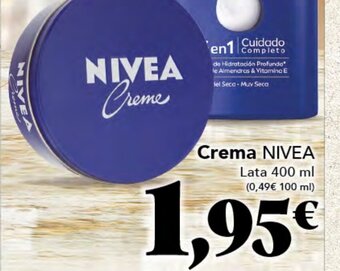 Gadis Crema NIVEA oferta
