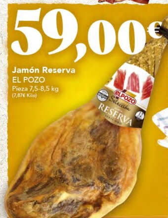 Gadis Jamón Reserva EL POZO oferta