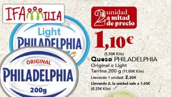 Gadis Queso PHILADELPHIA oferta