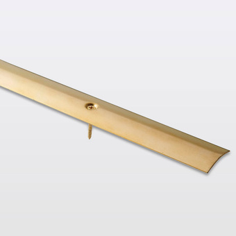 Brico Depôt Perfil de unión curvo acero latón 83 cm oferta