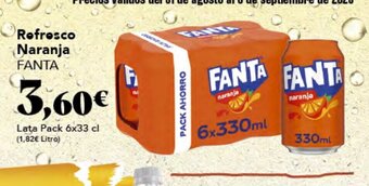 Gadis Refresco Naranja FANTA oferta