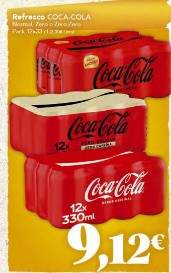 Gadis Refresco COCA-COLA Normal, Zero o Zero Zero oferta