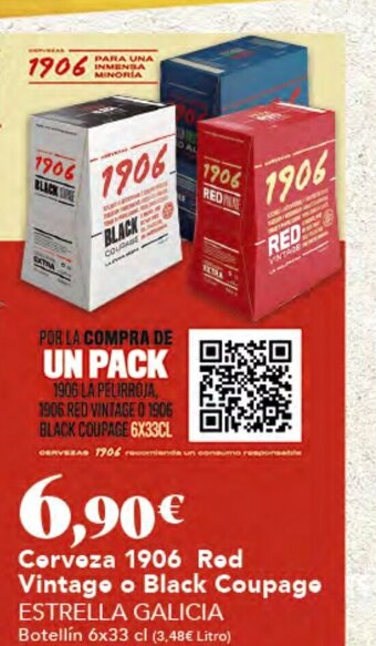 Gadis Cerveza 1906 Red Vintage o Black Coupage oferta