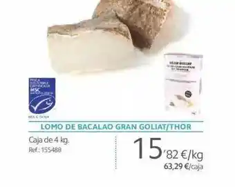 Makro Lomo de Bacalao Gran Goliat ̸ Thor, Caja de 4kg oferta