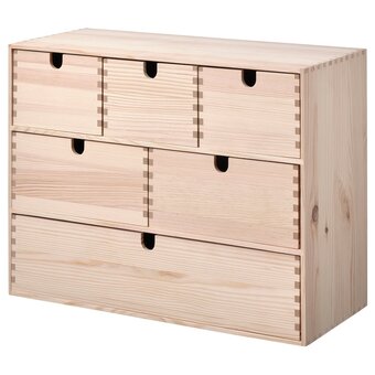 IKEA Moppe minicómoda, pino, 42x18x32 cm oferta