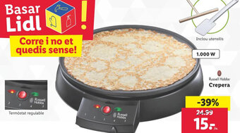 Lidl Crepera oferta