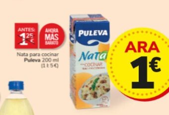 Consum Nata para cocinar Puleva 200 ml oferta