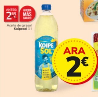 Consum Aceite de girasol Koipesol 1l oferta