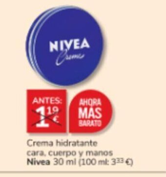 Consum NIVEA oferta