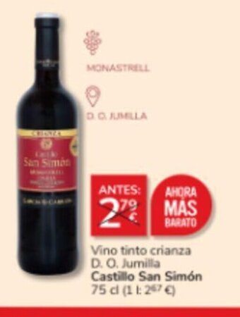 Consum Castillo San Simón 75cl oferta