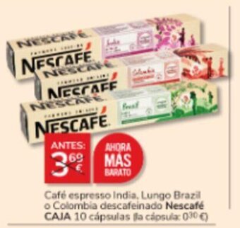 Consum Nescafé CAJA oferta